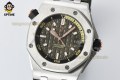 Royal Oak Offshore Diver 15720 42mm ZF Green/Stick on SS/RU Strap A4308 Royal Oak Offshore Diver 15720 42mm ZF Green/Stick on SS/RU Strap A4308