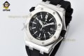 Royal Oak Offshore Diver 15703 42mm ZF Black/Stick on SS/RU Strap SA3120 Super Clone Royal Oak Offshore Diver 15703 42mm ZF Black/Stick on SS/RU Strap SA3120 Super Clone