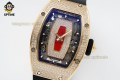 RM07-01 Ladies 31.5mm ZF RG Red/Full Damond Sketelon on RG/RU Strap CRMA2 RM07-01 Ladies 31.5mm ZF RG Red/Full Damond Sketelon on RG/RU Strap CRMA2