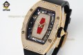 RM07-01 Ladies 31.5mm ZF RG Red/Full Damond Sketelon on RG/RU Strap CRMA2 RM07-01 Ladies 31.5mm ZF RG Red/Full Damond Sketelon on RG/RU Strap CRMA2