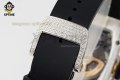 RM07-01 Ladies 31.5mm ZF Black/Full Damond Sketelon on SS/RU Strap CRMA2 RM07-01 Ladies 31.5mm ZF Black/Full Damond Sketelon on SS/RU Strap CRMA2