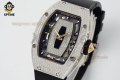 RM07-01 Ladies 31.5mm ZF Black/Full Damond Sketelon on SS/RU Strap CRMA2 RM07-01 Ladies 31.5mm ZF Black/Full Damond Sketelon on SS/RU Strap CRMA2