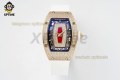 RM07-01 Ladies 31.5mm ZF RG Red/Full Damond Sketelon on RG/RU Strap CRMA2 RM07-01 Ladies 31.5mm ZF RG Red/Full Damond Sketelon on RG/RU Strap CRMA2