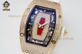 RM07-01 Ladies 31.5mm ZF RG Red/Full Damond Sketelon on RG/RU Strap CRMA2 RM07-01 Ladies 31.5mm ZF RG Red/Full Damond Sketelon on RG/RU Strap CRMA2