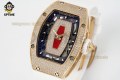 RM07-01 Ladies 31.5mm ZF RG Red/Full Damond Sketelon on RG/RU Strap CRMA2 RM07-01 Ladies 31.5mm ZF RG Red/Full Damond Sketelon on RG/RU Strap CRMA2