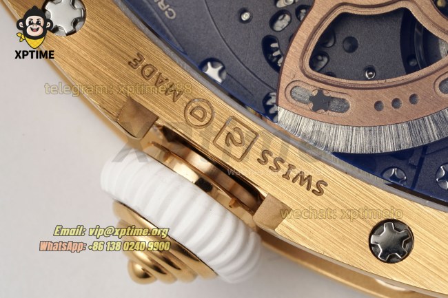 RM07-01 Ladies 31.5mm ZF RG Red/Full Damond Sketelon on RG/RU Strap CRMA2 RM07-01 Ladies 31.5mm ZF RG Red/Full Damond Sketelon on RG/RU Strap CRMA2