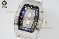RM07-01 Ladies 31.5mm ZF White/Full Damond Sketelon on SS/Ru Strap CRMA2