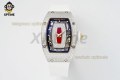 RM07-01 Ladies 31.5mm ZF Red/Full Damond Sketelon on SS/RU Strap CRMA2 RM07-01 Ladies 31.5mm ZF Red/Full Damond Sketelon on SS/RU Strap CRMA2