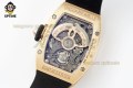 RM07-01 Ladies 31.5mm ZF RG Black/Full Damond Sketelon on RG/RU Strap CRMA2 RM07-01 Ladies 31.5mm ZF RG Black/Full Damond Sketelon on RG/RU Strap CRMA2