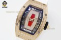 RM07-01 Ladies 31.5mm ZF RG Red/Damond Sketelon on RG/RU Strap CRMA2 RM07-01 Ladies 31.5mm ZF RG Red/Damond Sketelon on RG/RU Strap CRMA2