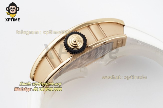 RM07-01 Ladies 31.5mm ZF RG Red/Damond Sketelon on RG/RU Strap CRMA2 RM07-01 Ladies 31.5mm ZF RG Red/Damond Sketelon on RG/RU Strap CRMA2