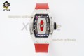 RM07-01 Ladies 31.5mm ZF Red/Damond Sketelon on SS/RU Strap CRMA2 RM07-01 Ladies 31.5mm ZF Red/Damond Sketelon on SS/RU Strap CRMA2