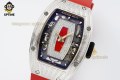 RM07-01 Ladies 31.5mm ZF Red/Damond Sketelon on SS/RU Strap CRMA2 RM07-01 Ladies 31.5mm ZF Red/Damond Sketelon on SS/RU Strap CRMA2
