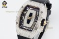 RM07-01 Ladies 31.5mm ZF Black/Damond Sketelon on SS/RU Strap CRMA2 RM07-01 Ladies 31.5mm ZF Black/Damond Sketelon on SS/RU Strap CRMA2