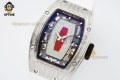 RM07-01 Ladies 31.5mm ZF Red/Damond Sketelon on SS/RU Strap CRMA2 RM07-01 Ladies 31.5mm ZF Red/Damond Sketelon on SS/RU Strap CRMA2