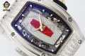 RM07-01 Ladies 31.5mm ZF Red/Damond Sketelon on SS/RU Strap CRMA2 RM07-01 Ladies 31.5mm ZF Red/Damond Sketelon on SS/RU Strap CRMA2