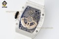 RM07-01 Ladies 31.5mm ZF RG White/Full Damond Sketelon on SS/RU Strap CRMA2 RM07-01 Ladies 31.5mm ZF RG White/Full Damond Sketelon on SS/RU Strap CRMA2