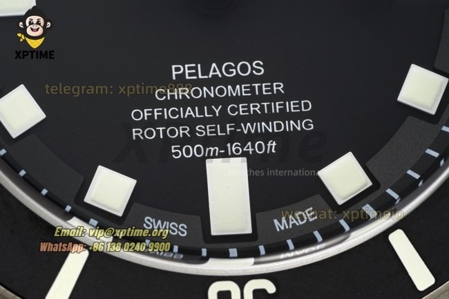 Pelagos 2016 42mm XF Black/Box Markers on TI/TI Bracelet A2824 Pelagos 2016 42mm XF Black/Box Markers on TI/TI Bracelet A2824