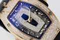 RM07-01 Ladies 31.5mm ZF RG Black/Full Damond Sketelon on RG/RU Strap CRMA2 RM07-01 Ladies 31.5mm ZF RG Black/Full Damond Sketelon on RG/RU Strap CRMA2