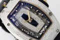 RM07-01 Ladies 31.5mm ZF RG Black/Full Damond Sketelon on SS/RU Strap CRMA2 RM07-01 Ladies 31.5mm ZF RG Black/Full Damond Sketelon on SS/RU Strap CRMA2