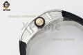 RM07-01 Ladies 31.5mm ZF RG Black/Full Damond Sketelon on SS/RU Strap CRMA2 RM07-01 Ladies 31.5mm ZF RG Black/Full Damond Sketelon on SS/RU Strap CRMA2