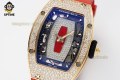 RM07-01 Ladies 31.5mm ZF RG Red/Full Damond Sketelon on RG/RU Strap CRMA2 RM07-01 Ladies 31.5mm ZF RG Red/Full Damond Sketelon on RG/RU Strap CRMA2