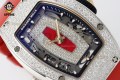 RM07-01 Ladies 31.5mm ZF RG Red/Full Damond Sketelon on SS/RU Strap CRMA2 RM07-01 Ladies 31.5mm ZF RG Red/Full Damond Sketelon on SS/RU Strap CRMA2