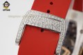 RM07-01 Ladies 31.5mm ZF RG Red/Full Damond Sketelon on SS/RU Strap CRMA2 RM07-01 Ladies 31.5mm ZF RG Red/Full Damond Sketelon on SS/RU Strap CRMA2