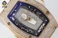 RM07-01 Ladies 31.5mm ZF RG White/Full Damond Sketelon on RG/RU Strap CRMA2 RM07-01 Ladies 31.5mm ZF RG White/Full Damond Sketelon on RG/RU Strap CRMA2