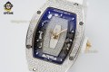 RM07-01 Ladies 31.5mm ZF RG White/Full Damond Sketelon on SS/RU Strap CRMA2 RM07-01 Ladies 31.5mm ZF RG White/Full Damond Sketelon on SS/RU Strap CRMA2