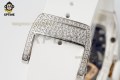 RM07-01 Ladies 31.5mm ZF RG White/Full Damond Sketelon on SS/RU Strap CRMA2 RM07-01 Ladies 31.5mm ZF RG White/Full Damond Sketelon on SS/RU Strap CRMA2
