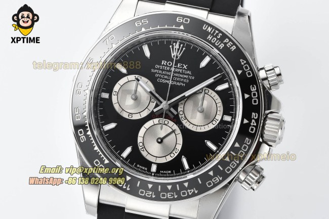 Daytona 126519 40mm VSF Black Gray/Stick on SS/RU Strap DD4131 Super Clone (Weighted) Daytona 126519 40mm VSF Black Gray/Stick on SS/RU Strap DD4131 Super Clone (Weighted)