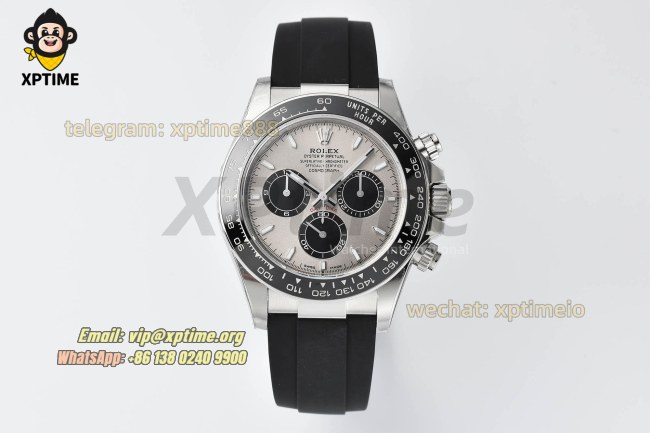 Daytona 126519 40mm VSF Gray Black/Stick on SS/RU Strap DD4131 Super Clone (Weighted) Daytona 126519 40mm VSF Gray Black/Stick on SS/RU Strap DD4131 Super Clone (Weighted)