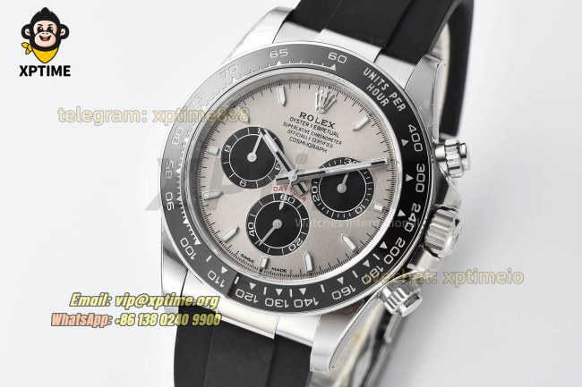 Daytona 126519 40mm VSF Gray Black/Stick on SS/RU Strap DD4131 Super Clone (Weighted) Daytona 126519 40mm VSF Gray Black/Stick on SS/RU Strap DD4131 Super Clone (Weighted)