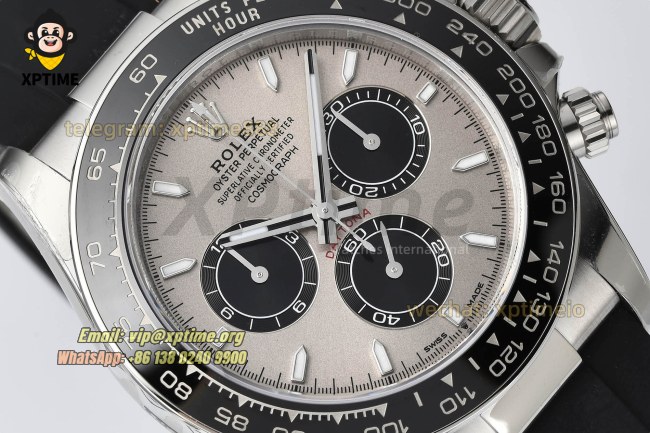 Daytona 126519 40mm VSF Gray Black/Stick on SS/RU Strap DD4131 Super Clone (Weighted) Daytona 126519 40mm VSF Gray Black/Stick on SS/RU Strap DD4131 Super Clone (Weighted)