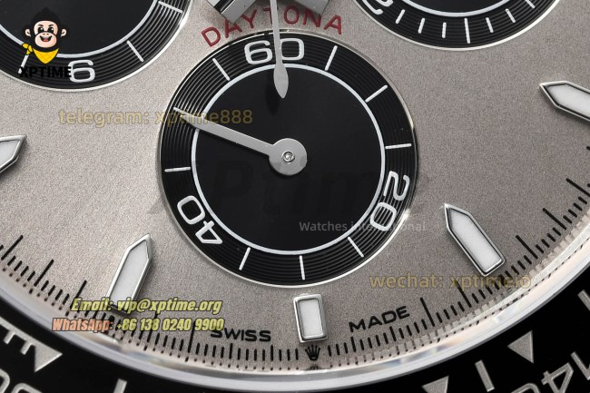 Daytona 126519 40mm VSF Gray Black/Stick on SS/RU Strap DD4131 Super Clone (Weighted) Daytona 126519 40mm VSF Gray Black/Stick on SS/RU Strap DD4131 Super Clone (Weighted)