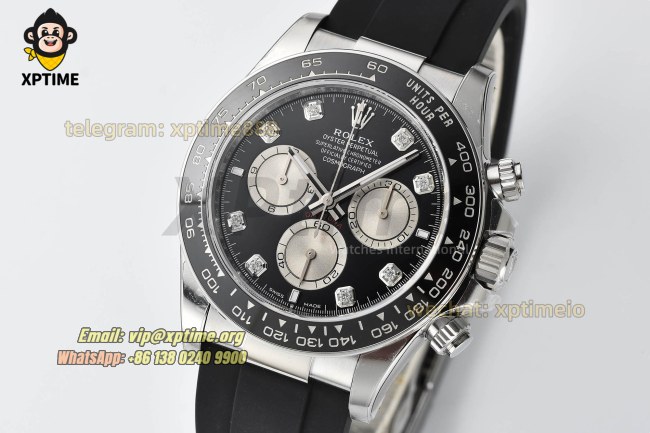 Daytona 126519 40mm VSF Black Gray/Diamond on SS/RU Strap DD4131 Super Clone (Weight) Daytona 126519 40mm VSF Black Gray/Diamond on SS/RU Strap DD4131 Super Clone (Weight)