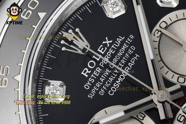 Daytona 126519 40mm VSF Black Gray/Diamond on SS/RU Strap DD4131 Super Clone (Weight) Daytona 126519 40mm VSF Black Gray/Diamond on SS/RU Strap DD4131 Super Clone (Weight)