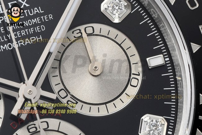 Daytona 126519 40mm VSF Black Gray/Diamond on SS/RU Strap DD4131 Super Clone (Weight) Daytona 126519 40mm VSF Black Gray/Diamond on SS/RU Strap DD4131 Super Clone (Weight)