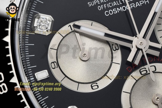 Daytona 126519 40mm VSF Black Gray/Diamond on SS/RU Strap DD4131 Super Clone (Weight) Daytona 126519 40mm VSF Black Gray/Diamond on SS/RU Strap DD4131 Super Clone (Weight)