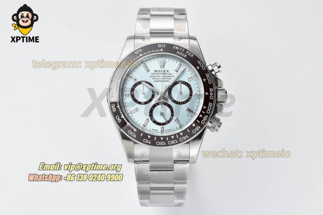 Daytona 126506 40mm VSF Ice Blue/Diamond on SS/SS Bracelet DD4131 Super Clone (Weighted) Daytona 126506 40mm VSF Ice Blue/Diamond on SS/SS Bracelet DD4131 Super Clone (Weighted)
