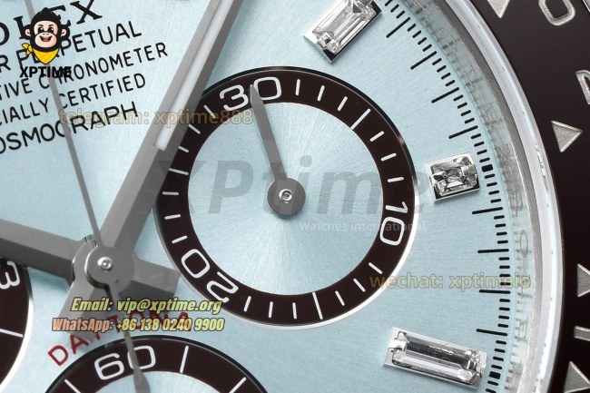 Daytona 126506 40mm VSF Ice Blue/Diamond on SS/SS Bracelet DD4131 Super Clone (Weighted) Daytona 126506 40mm VSF Ice Blue/Diamond on SS/SS Bracelet DD4131 Super Clone (Weighted)