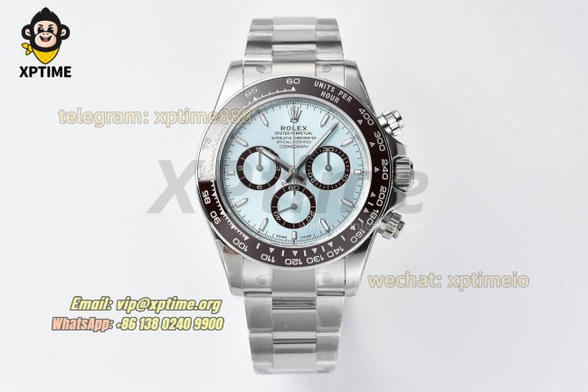Daytona 126506 40mm VSF Ice Blue/Stick on SS/SS Bracelet DD4131 Super Clone (Weighted) Daytona 126506 40mm VSF Ice Blue/Stick on SS/SS Bracelet DD4131 Super Clone (Weighted)