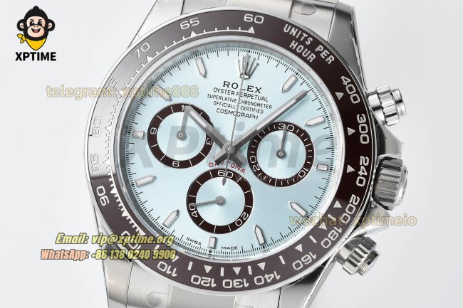 Daytona 126506 40mm VSF Ice Blue/Stick on SS/SS Bracelet DD4131 Super Clone (Weighted) Daytona 126506 40mm VSF Ice Blue/Stick on SS/SS Bracelet DD4131 Super Clone (Weighted)
