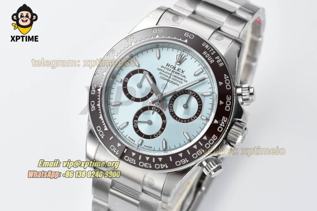 Daytona 126506 40mm VSF Ice Blue/Stick on SS/SS Bracelet DD4131 Super Clone (Weighted) Daytona 126506 40mm VSF Ice Blue/Stick on SS/SS Bracelet DD4131 Super Clone (Weighted)
