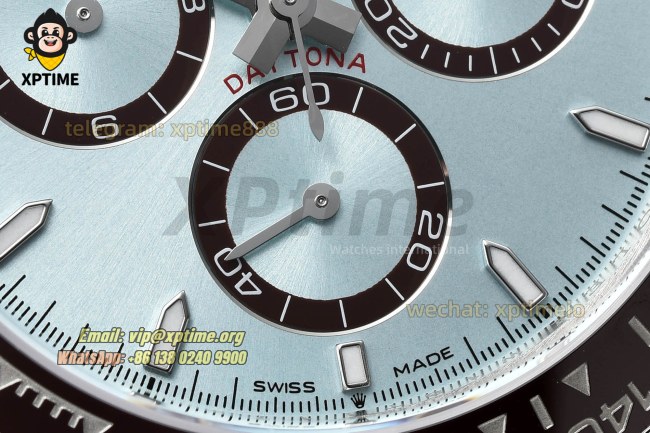 Daytona 126506 40mm VSF Ice Blue/Stick on SS/SS Bracelet DD4131 Super Clone (Weighted) Daytona 126506 40mm VSF Ice Blue/Stick on SS/SS Bracelet DD4131 Super Clone (Weighted)