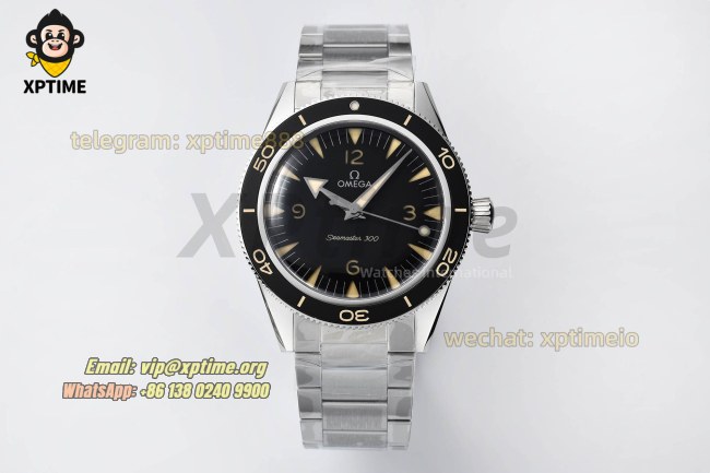 Seamaster 300M 41mm VSF Black/Numeral on SS/SS Bracelet 8912 Super Clone Seamaster 300M 41mm VSF Black/Numeral on SS/SS Bracelet 8912 Super Clone