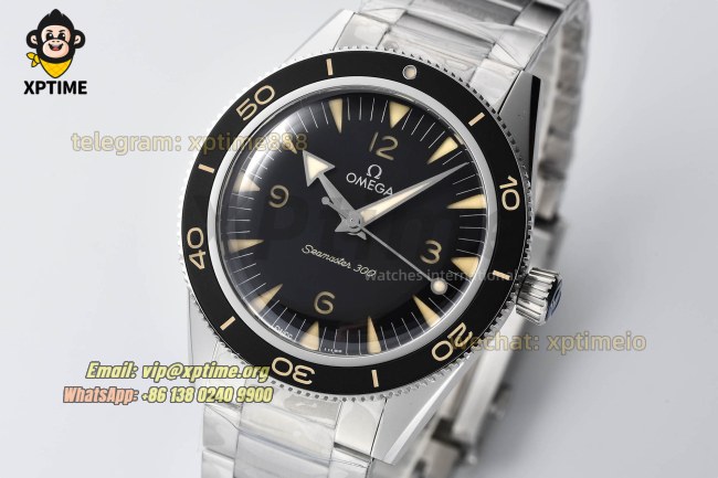 Seamaster 300M 41mm VSF Black/Numeral on SS/SS Bracelet 8912 Super Clone Seamaster 300M 41mm VSF Black/Numeral on SS/SS Bracelet 8912 Super Clone