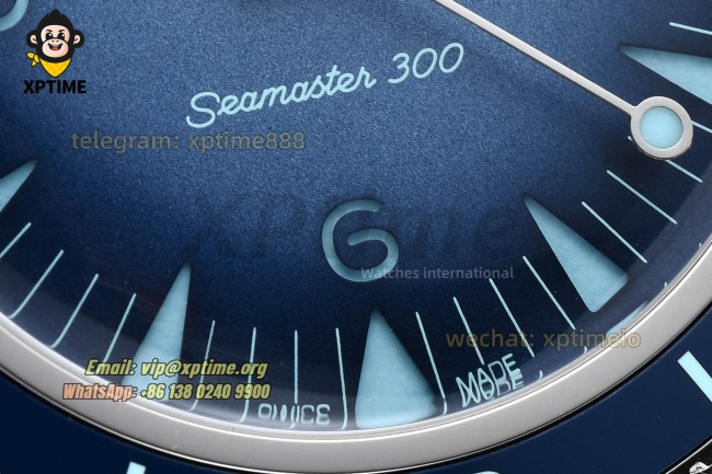 Seamaster 300M 41mm VSF Blue/Numeral on SS/SS Bracelet A8912 Super Clone Seamaster 300M 41mm VSF Blue/Numeral on SS/SS Bracelet A8912 Super Clone