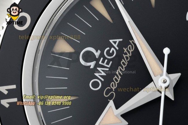 Seamaster 007 41mm VSF Black/Arrow & Numeral on SS/SS Bracelet A8400 Super Clone Seamaster 007 41mm VSF Black/Arrow & Numeral on SS/SS Bracelet A8400 Super Clone
